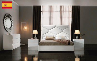 Bedroom Furniture Modern Bedrooms QS and KS Martina LUX KS Bedroom Storage White, C152, E100