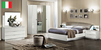 Bedroom Furniture Modern Bedrooms QS and KS Onda KS DROP Bedroom WHITE