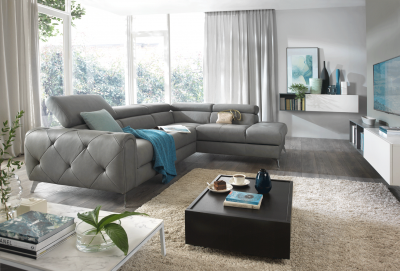 Clearance Living Room Camelia Sectional w/Bed and Storage