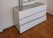 Bedroom Furniture Dressers and Chests Alba Double Dresser