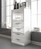 Bedroom Furniture Dressers and Chests Carmen Chest White