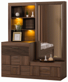 Bedroom Furniture Dressers and Chests Lindo dresser with mirror & Pouff