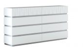 Bedroom Furniture Dressers and Chests Marina Double Dresser WHITE