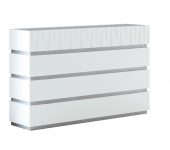 Bedroom Furniture Dressers and Chests Marina Single Dresser WHITE