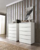 Bedroom Furniture Dressers and Chests Onda Chest White