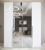 Bedroom Furniture Wardrobes Dama Bianca 4 Door Wardrobe White