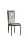 Chair Roma “Stripe” fabric Scarlet 04