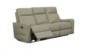 Living Room Furniture Reclining and Sliding Seats Sets 3517 Grey Sofa w/ manual recliners