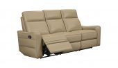 Living Room Furniture Reclining and Sliding Seats Sets 3517 Taupe Sofa w/ manual recliners