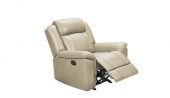 Living Room Furniture Reclining and Sliding Seats Sets 9015 Cream Chair w/ manual recliner