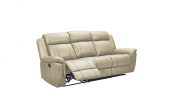 Living Room Furniture Reclining and Sliding Seats Sets 9015 Cream Sofa w/ manual recliners