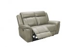 Living Room Furniture Reclining and Sliding Seats Sets 9015 Grey Loveseat w/ manual recliners