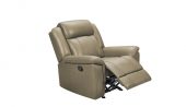 Living Room Furniture Reclining and Sliding Seats Sets 9015 Taupe Chair w/ manual recliner