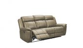 Living Room Furniture Reclining and Sliding Seats Sets 9015 Taupe Sofa w/ manual recliner