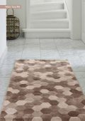Brands Cut Cut Standard Collection 2024 Hex Taupe Rug